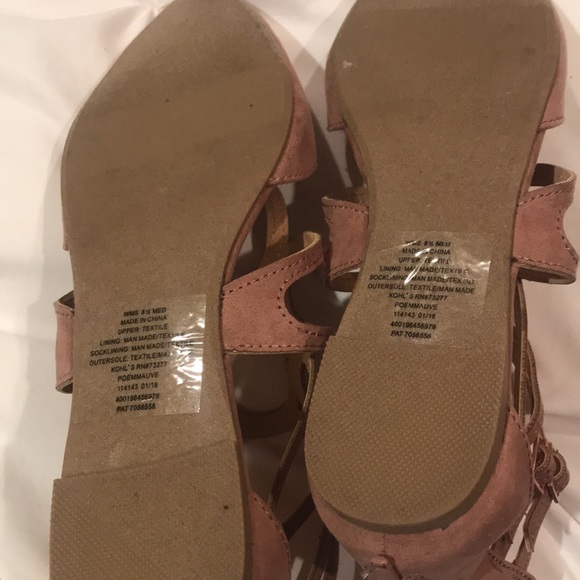 Lauren Conrad Sz 8.5 Pink Ballet Flat - Picture 4 of 4